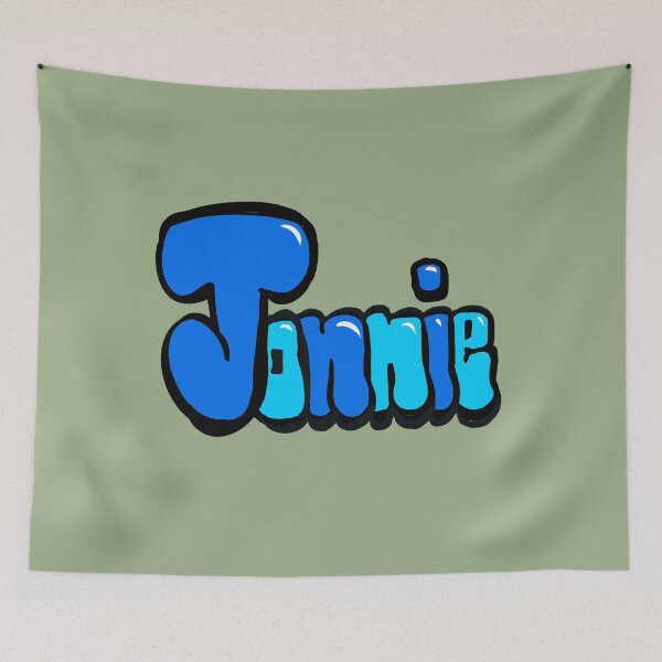 Item preview, Jonnie name in Blue Graffiti Bubble Letters typography  designed and sold by Artonmytee.
