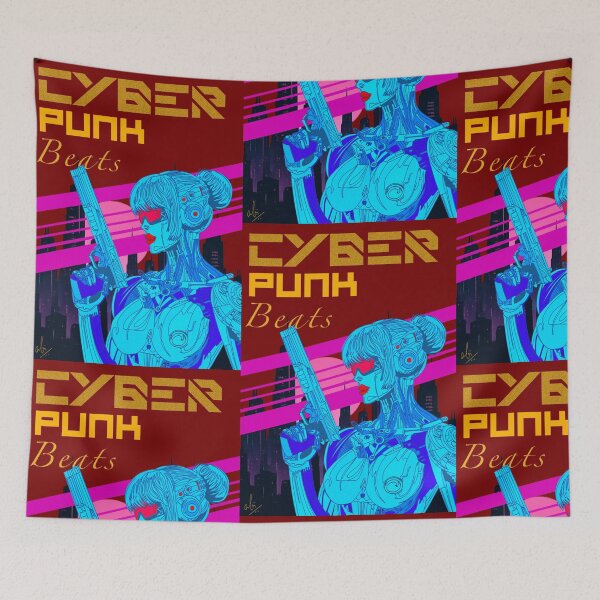 Item preview, Cyber Beats Hand Drawn Artwork designed and sold by givememytees.