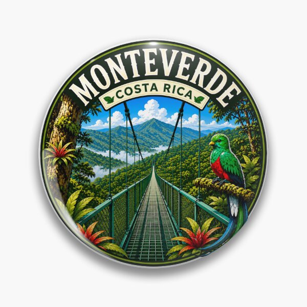 Item preview, Monteverde, Costa Rica - Hanging Bridge designed and sold by Myra365Art.