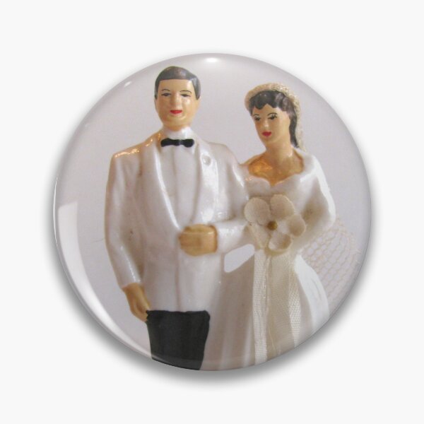 Item preview, Vintage Wedding Cake Topper Bride and Groom designed and sold by collageDP.