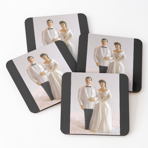 Item preview, Vintage Wedding Cake Topper Bride and Groom designed and sold by collageDP.