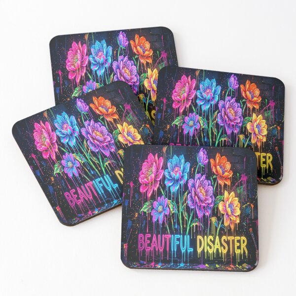 Item preview, neon flowers designed and sold by Linders Lucious Looks.
