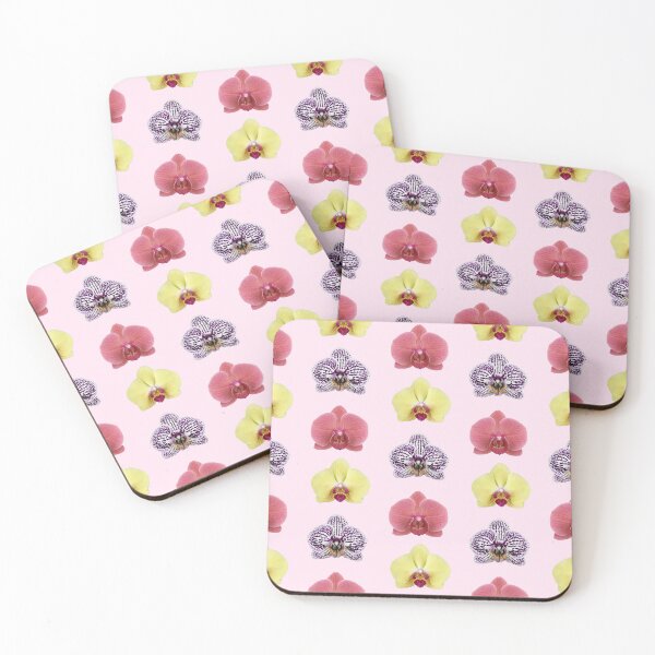 Item preview, colourful orchid flower sticker pack designed and sold by inainart.