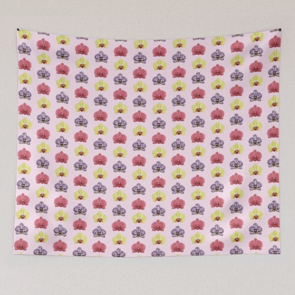 Item preview, colourful orchid flower sticker pack designed and sold by inainart.