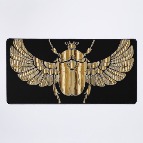 Item preview, Golden Scarab Beetle | Egyptian Luxury Art designed and sold by Rawafi Art Studio.
