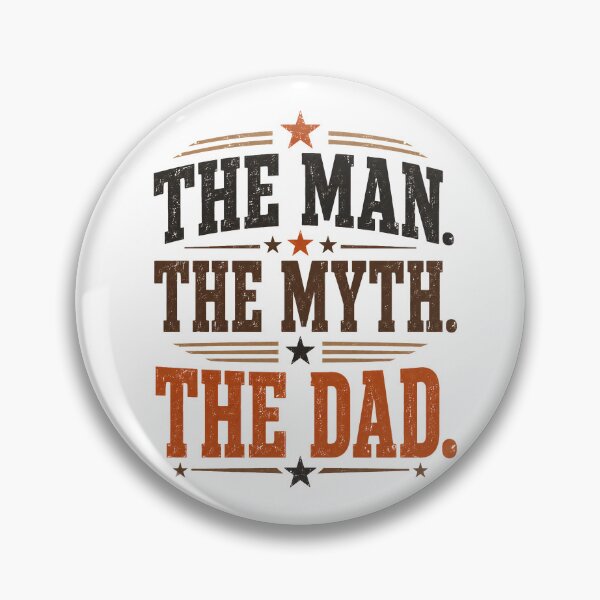 Item preview, The Man The Myth The Dad Gift designed and sold by PawsKinStudio.