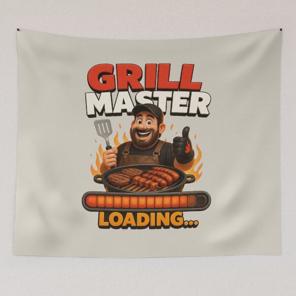 Artikelvorschau, Grillmeister-Grillladen – Lustiges Grill-Design für Väter entworfen und verkauft von MartBook.
