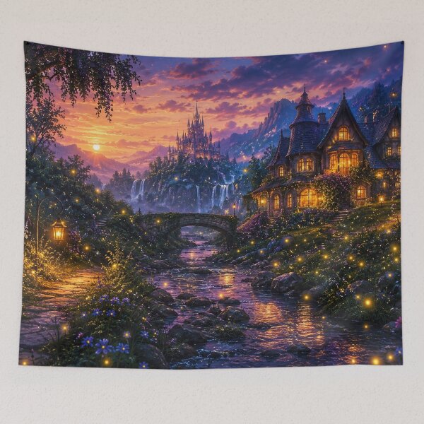 Item preview, Enchanted Fireflies at Twilight designed and sold by Glowing-Pieces.