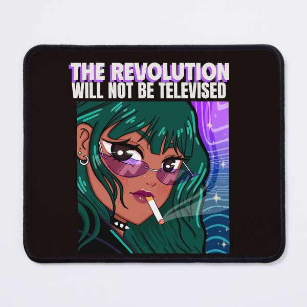 Item preview, THE REVOLUTION WILL NOT BE TELEVISED | GRACE & GRIT SERIES — SILENT FREQUENCY EDITION designed and sold by WitLounge.