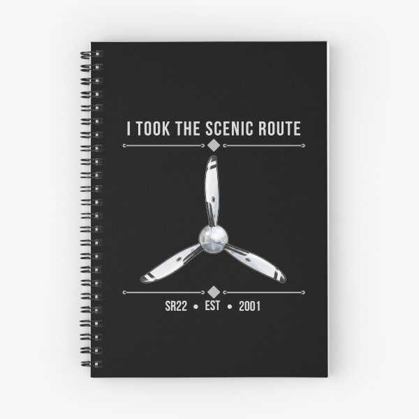 Item preview, I Took The Scenic Route - Vintage SR22 Aviator Propeller Design designed and sold by alizye.