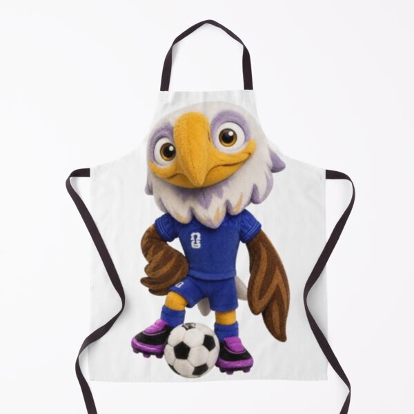 Item preview, Patriot Eagle Plush Soccer Mascot | Cute Football Bird Stuffed Character | Kawaii Sports Animal Art designed and sold by elhamart.