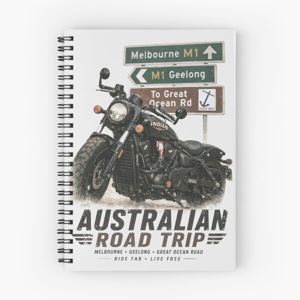 Item preview, Indian Scout Australian Road Trip Vintage Biker Graphic designed and sold by EdGraphy.