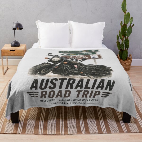 Item preview, Indian Scout Australian Road Trip Vintage Biker Graphic designed and sold by EdGraphy.