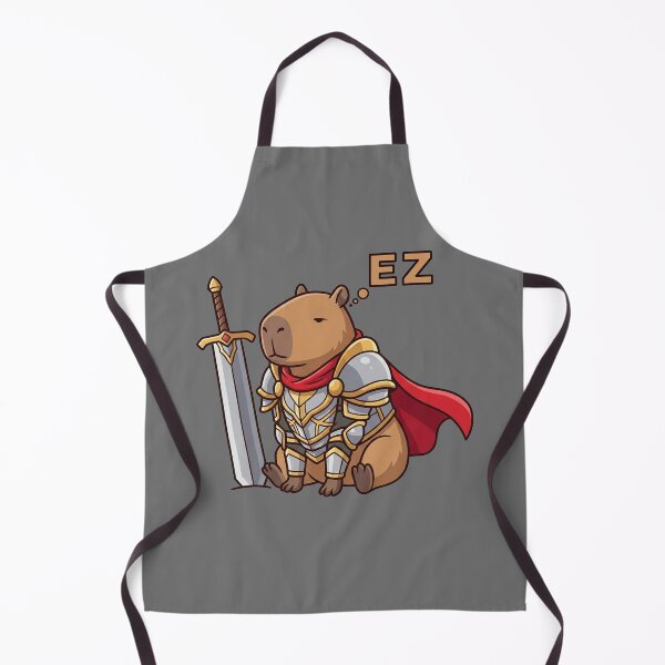Item preview, Capybara Paladin EZ designed and sold by MarlonOspinaStore.
