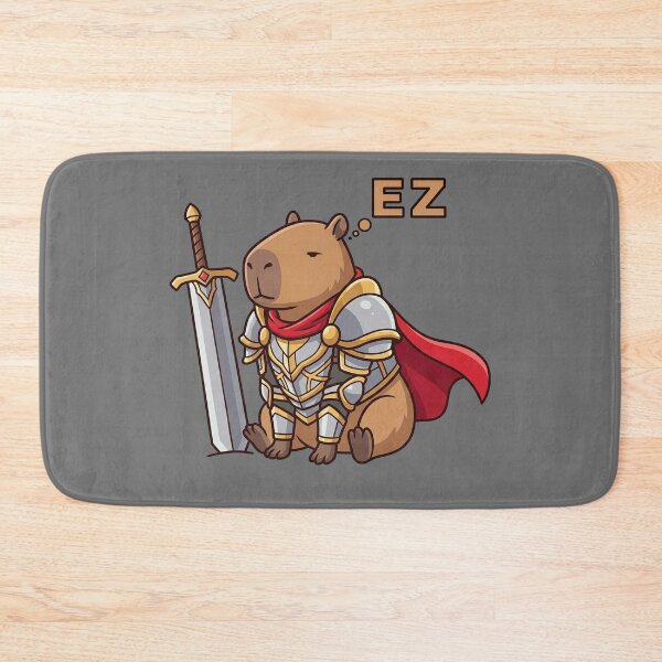 Item preview, Capybara Paladin EZ designed and sold by MarlonOspinaStore.