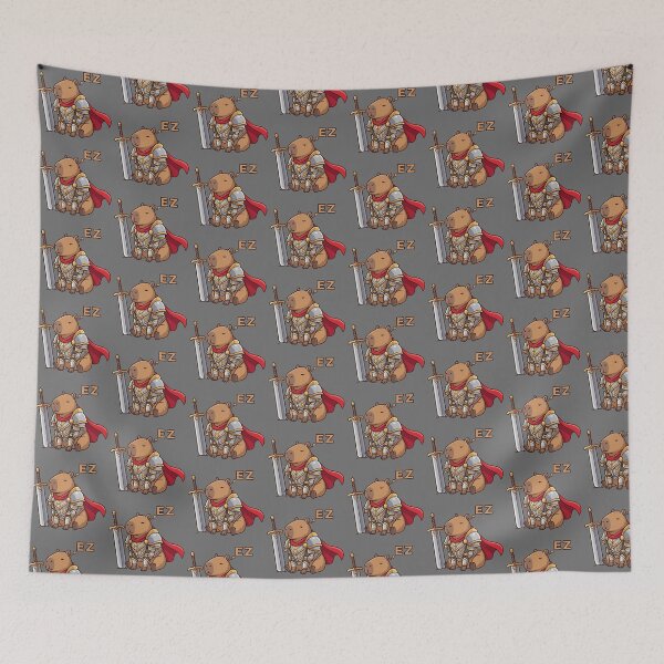 Item preview, Capybara Paladin EZ designed and sold by MarlonOspinaStore.