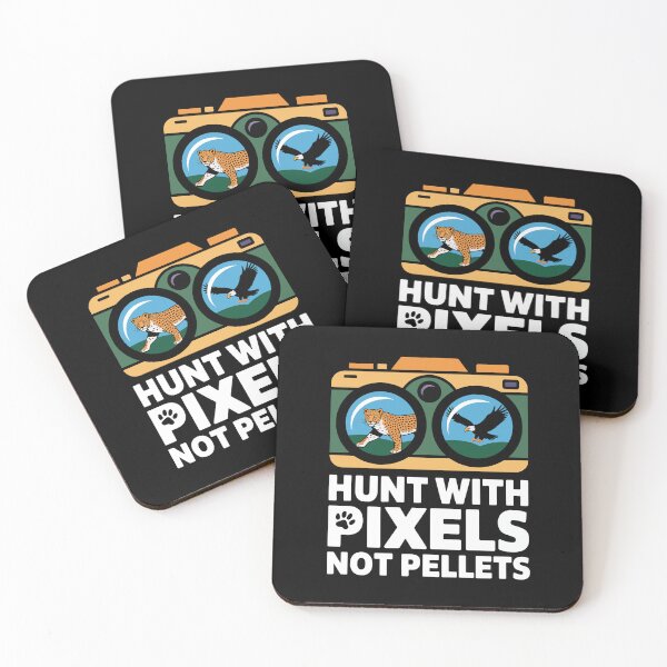 Item preview, Hunt With Pixels Not Pellets Clever Photographer Humor Digital Capture Concept designed and sold by NaturEdeN.