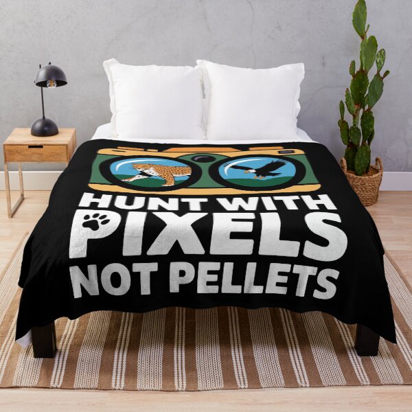 Item preview, Hunt With Pixels Not Pellets Clever Photographer Humor Digital Capture Concept designed and sold by NaturEdeN.