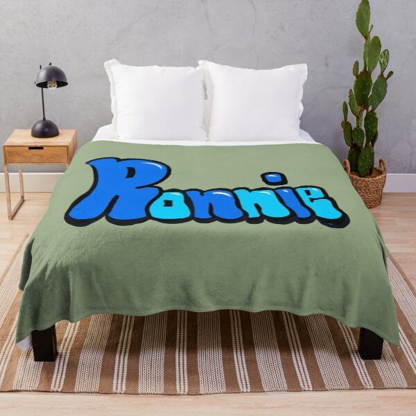 Item preview, Ronnie name in Blue Graffiti Bubble Letters typography  designed and sold by Artonmytee.