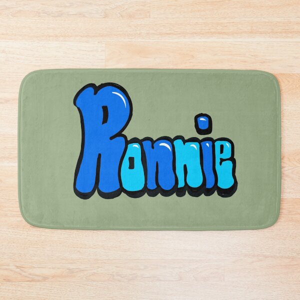 Item preview, Ronnie name in Blue Graffiti Bubble Letters typography  designed and sold by Artonmytee.
