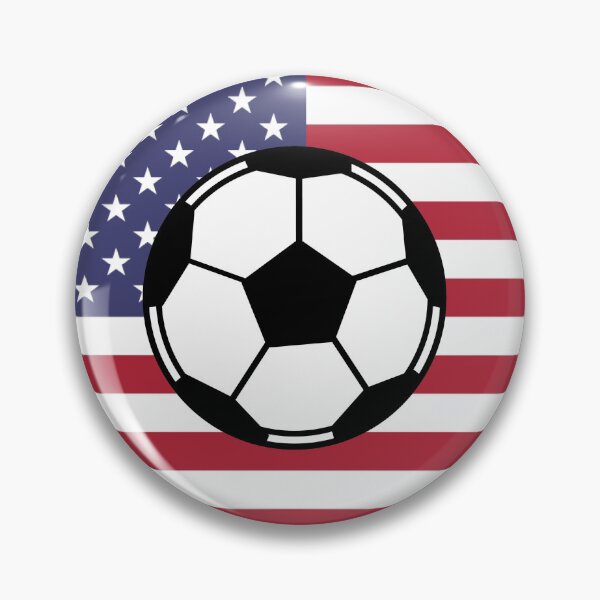 Item preview, United States of America USA World Cup Team Colors Soccer Football  designed and sold by Rolographics1.