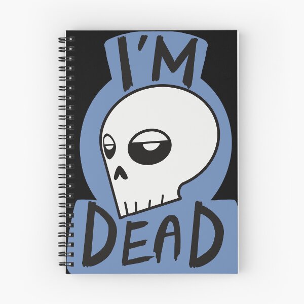 Item preview, Blue I’m dead skull designed and sold by AngelPainter.