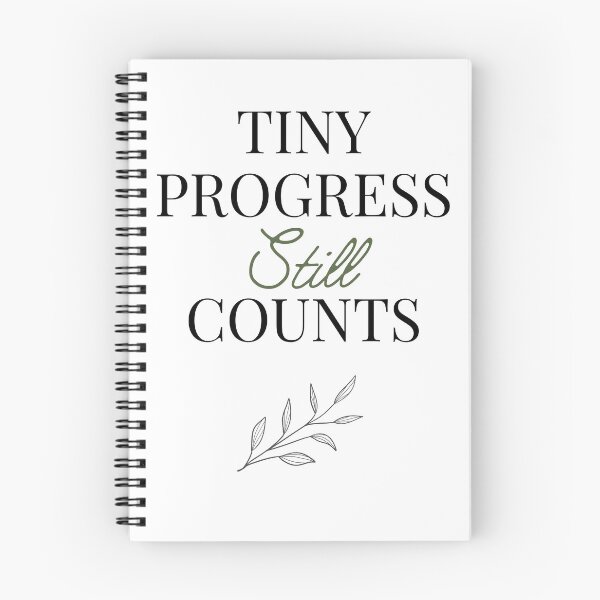 Item preview, Tiny Progress Still Counts Motivation Quote designed and sold by Everjoy Studios.