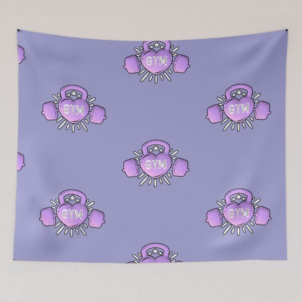 Item preview, Heart Gym Kettlebell Weights Fitness Gym Girl designed and sold by AstronautMerch.