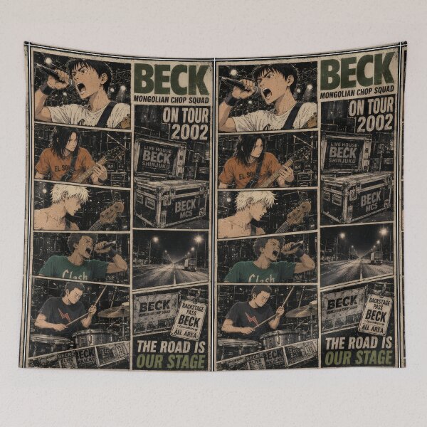 Item preview, Tour Poster: Beck - Mongolian Chop Squad designed and sold by ToastKreuz.