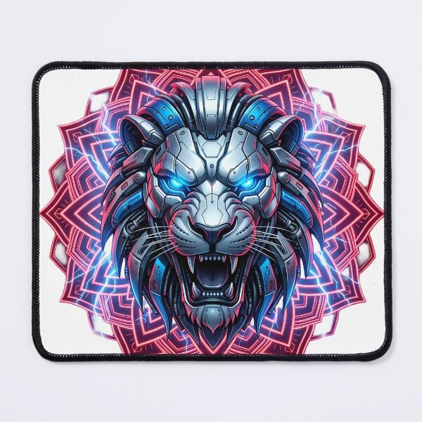 Item preview, Cybernetic Lion Mandala - Neo Tokyo Underground designed and sold by SupernovaNote.