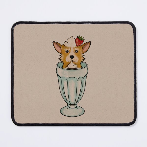 Item preview, Retro Corgi Pup In A Cup designed and sold by ellealsopaints.