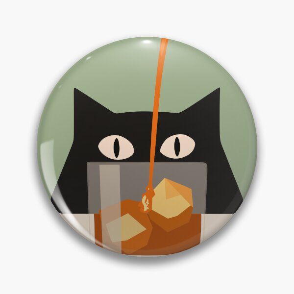 Item preview, Minimalist Cat Whiskey Print designed and sold by Studio pod Burom.