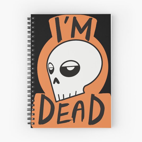 Item preview, Orange I’m dead skull designed and sold by AngelPainter.
