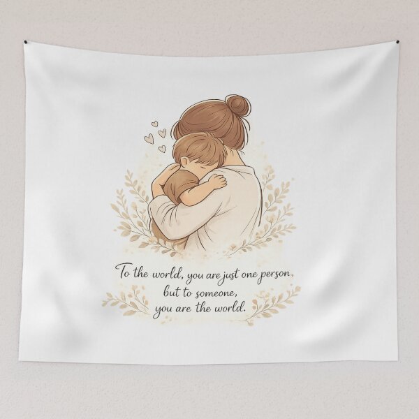 Item preview, Minimalist Mother and Child Love Art designed and sold by Danynhasillva.