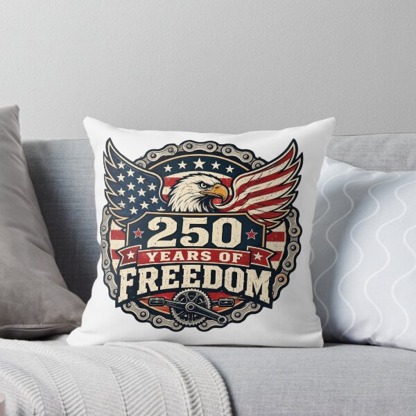 Item preview, 250 Years of Freedom Patriotic Cycling Eagle Bike Chain Vintage designed and sold by shemodas.