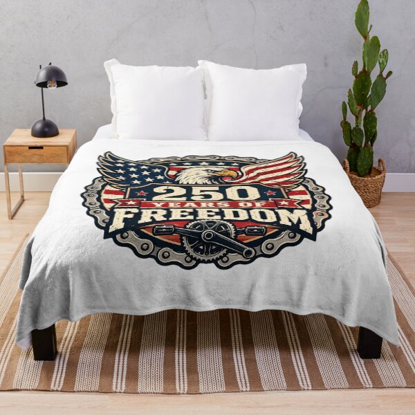 Item preview, 250 Years of Freedom Patriotic Cycling Eagle Bike Chain Vintage designed and sold by shemodas.