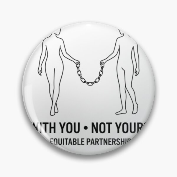Item preview, With You Not Yours Equitable Partnership Line Art designed and sold by wynyproject.