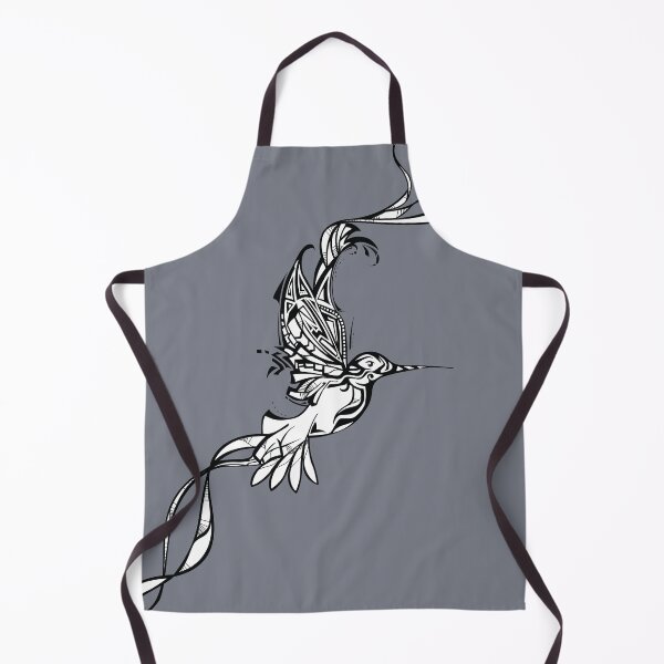 Item preview, Geometric Tribal Hummingbird - Black Online Art designed and sold by HolaStudio.