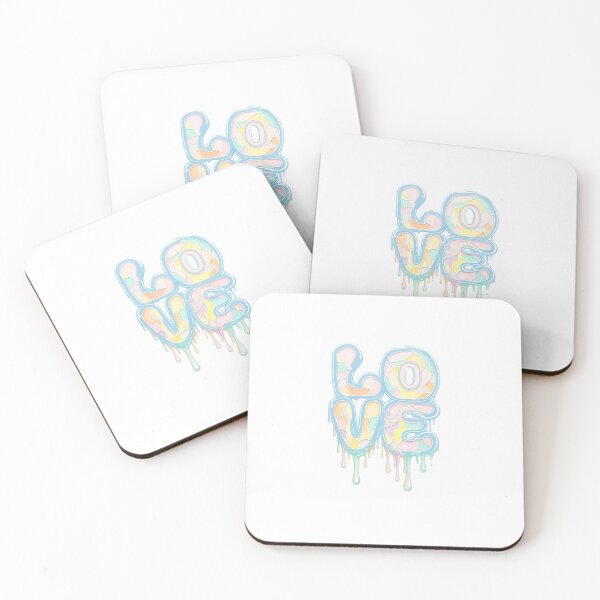 Item preview, Pastel Drip Love Aesthetic Typography designed and sold by Dzakooob.