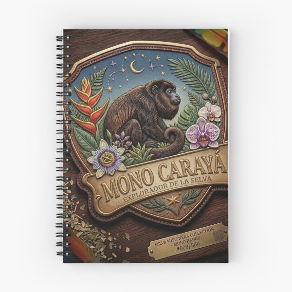 Item preview, Caraya Monkey Carved Shield Missionary Jungle designed and sold by Raices del Litoral .