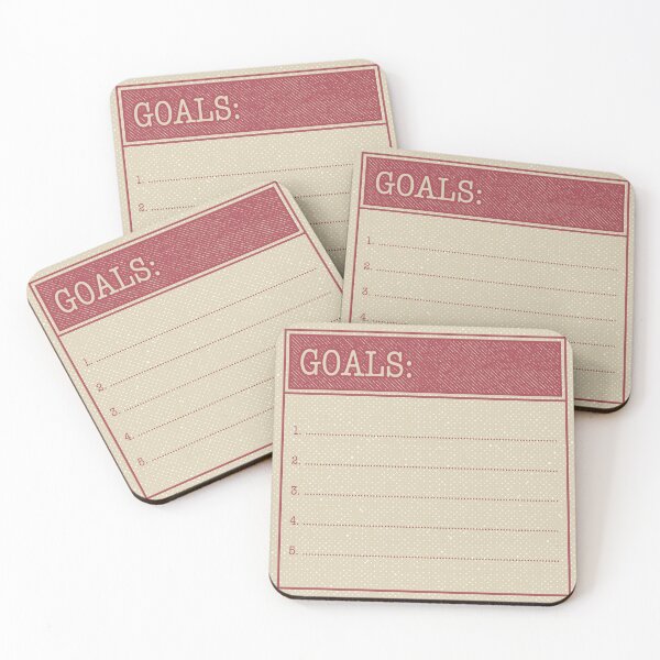 Item preview, List Down Your Goals designed and sold by Vioraaa.
