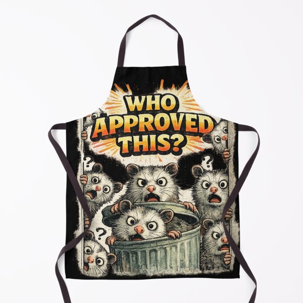 Item preview, Who Approved This Funny Opossum Chaos Humor Sarcastic Gift designed and sold by irfanshikh.