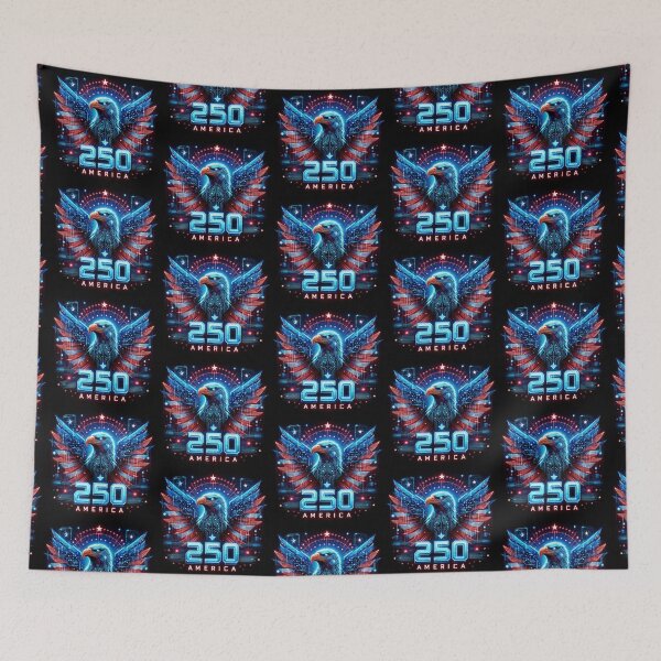 Item preview, America 250 – Futuristic Eagle Patriotic Design designed and sold by Dogandesighn.