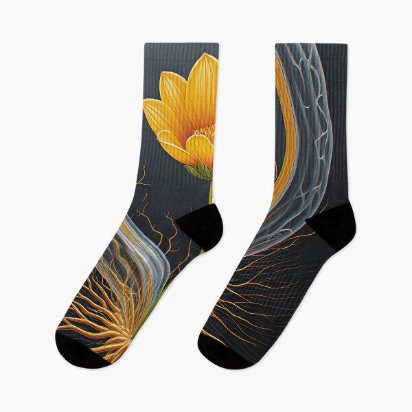 Item preview, Blooming flower in an energetic circle with roots designed and sold by Mianku | Für das Leben.