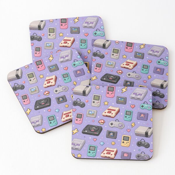 Item preview, Retro Game Consoles Pixel Art Pattern designed and sold by StickyGuys.