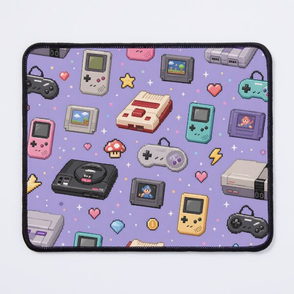 Item preview, Retro Game Consoles Pixel Art Pattern designed and sold by StickyGuys.
