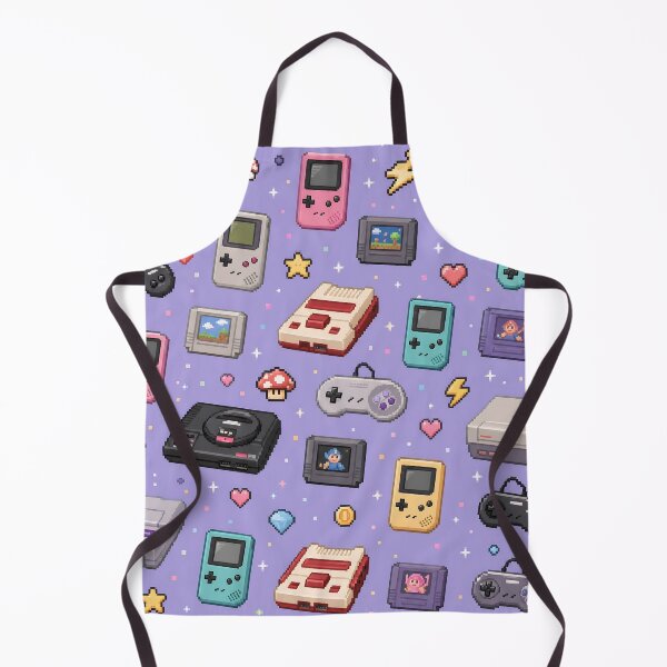 Item preview, Retro Game Consoles Pixel Art Pattern designed and sold by StickyGuys.