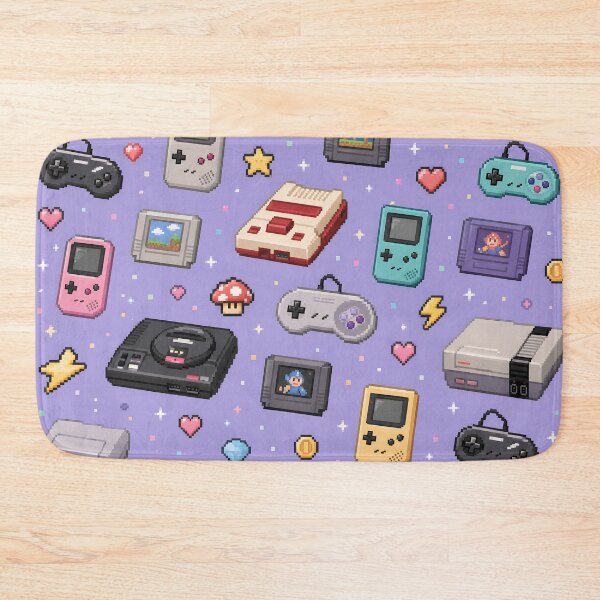 Item preview, Retro Game Consoles Pixel Art Pattern designed and sold by StickyGuys.