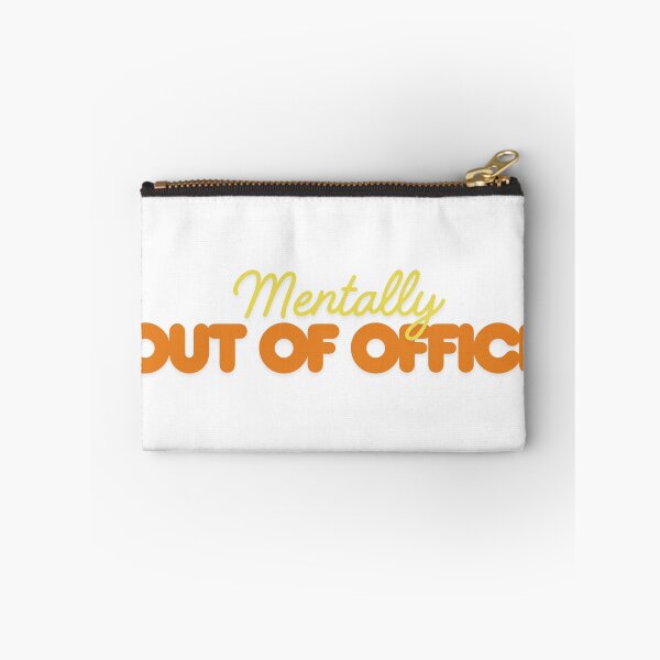 Item preview, Mentally Out Of Office Funny Preppy Y2K Quote designed and sold by Snowy Studio Designs.