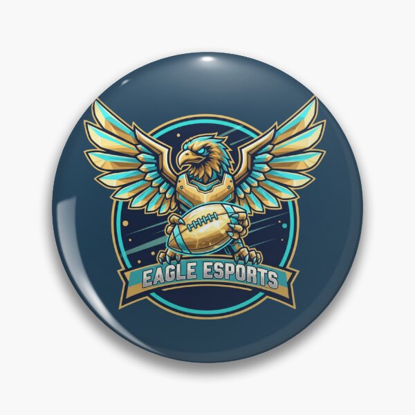 Item preview, Eagle Esports Gaming Mascot Logo - Competitive Golden Eagle Athlete designed and sold by M.Store.
